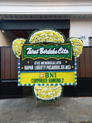 Papan Bunga Duka di Bitung